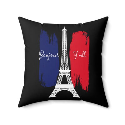 Bonjour Y'all Square Pillow