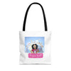 AOP Tote Bag | Bonjour Y'all Tote Bag | Tote Bag | Delights By Dawn