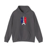 Hooded Sweatshirt Bonjour Y'all Eiffel Tower Paris French Vibes